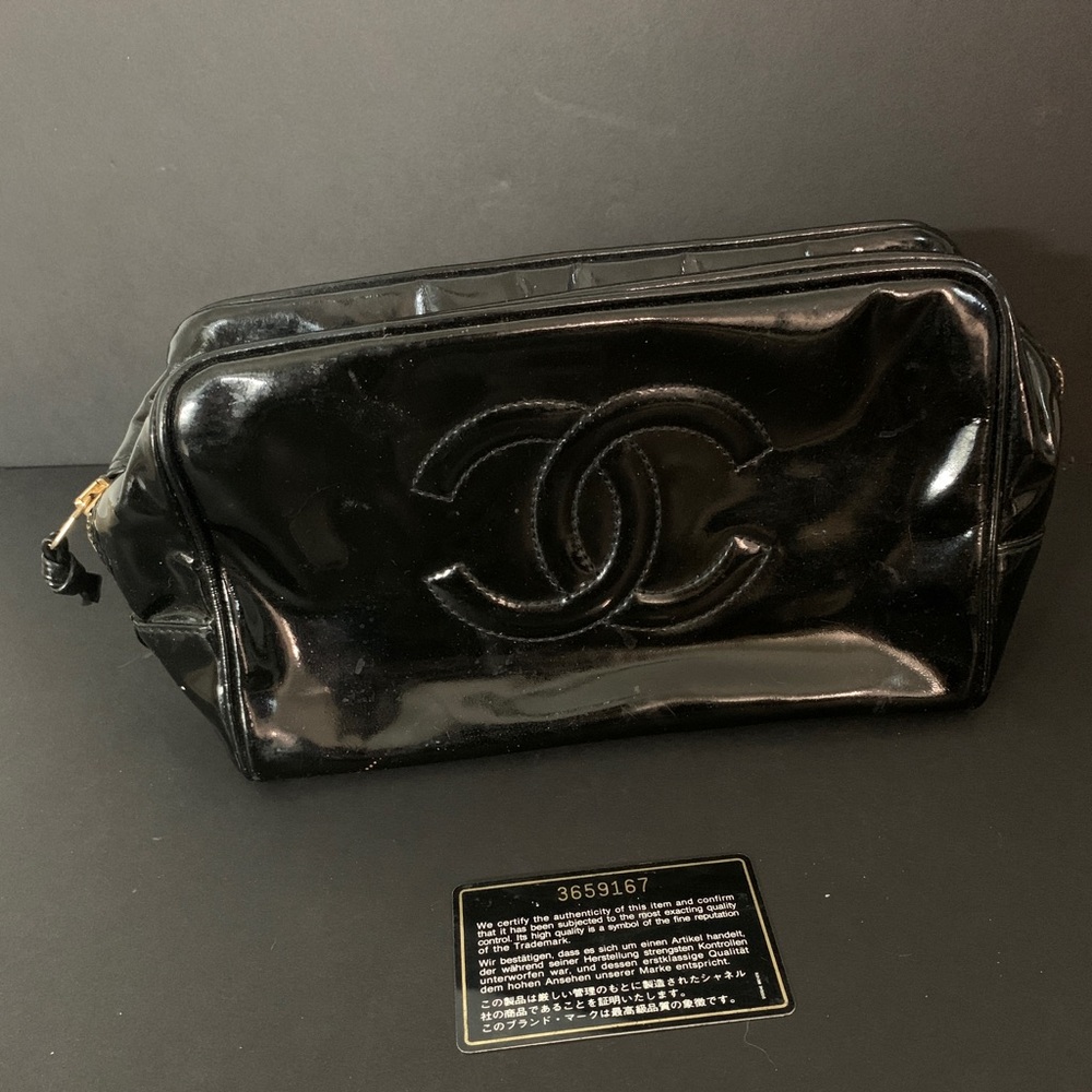 Chanel makeup/travel bag